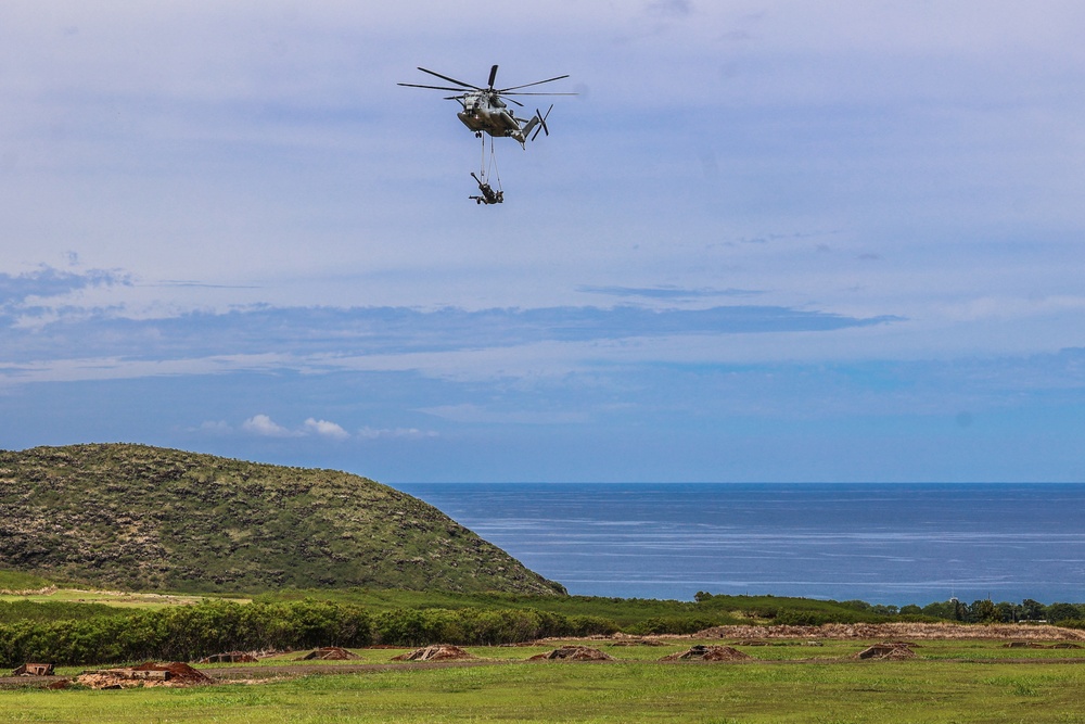 25TH DIVARTY 'STEEL CRUCIBLE' Partnership - Marines and Army Joint Air Assault Training
