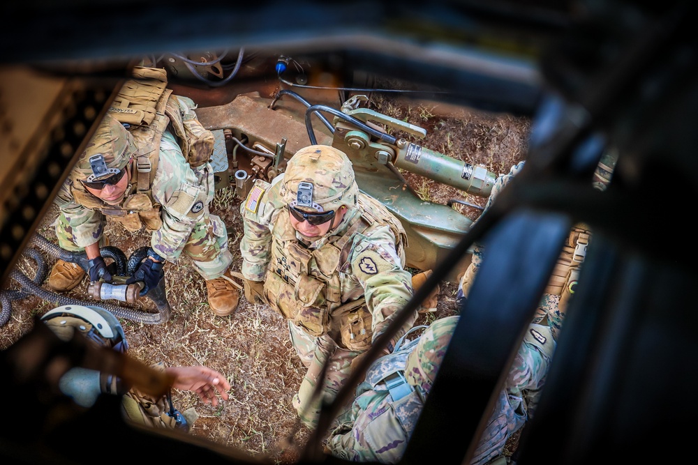 25TH DIVARTY 'STEEL CRUCIBLE' Partnership - Marines and Army Joint Air Assault Training