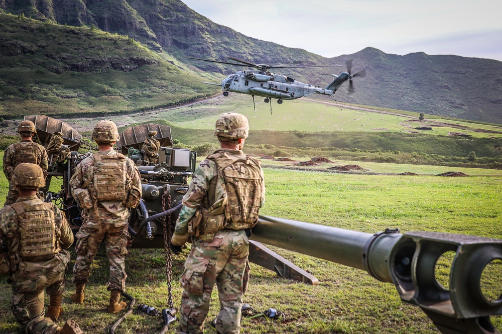 25TH DIVARTY 'STEEL CRUCIBLE' Partnership - Marines and Army Joint Air Assault Training
