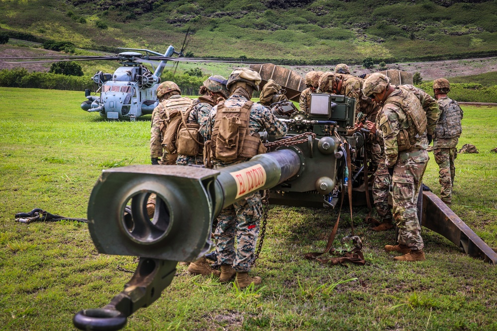 25TH DIVARTY 'STEEL CRUCIBLE' Partnership - Marines and Army Joint Air Assault Training