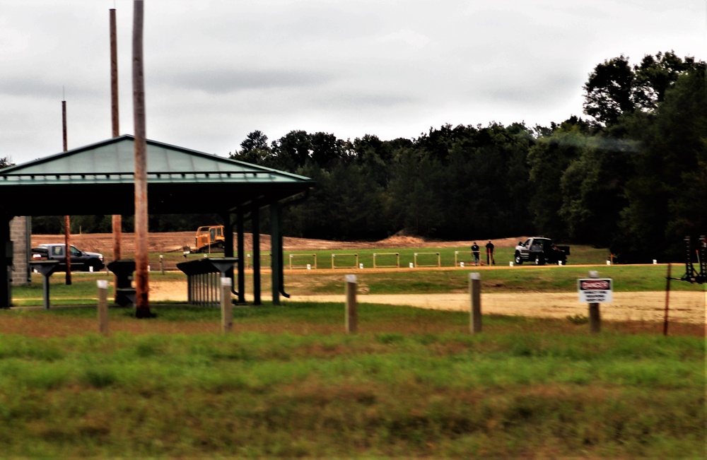 Range construction at Fort McCoy