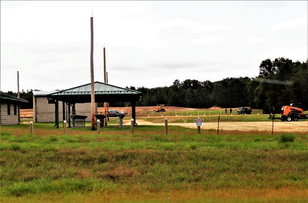 Range construction at Fort McCoy