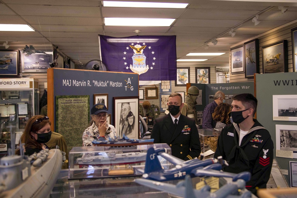 USS Alaska Crew visits Namesake State