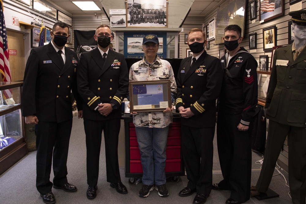 USS Alaska Crew visits Namesake State