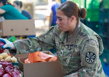 AZNG Service Members supports a Queen Creek Food Bank.