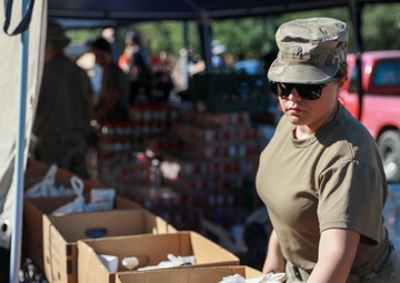 AZNG Service Members supports a Queen Creek Food Bank.