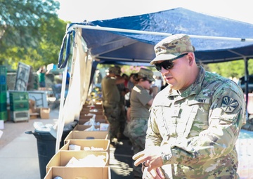 AZNG Service Members supports a Queen Creek Food Bank.