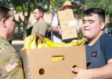 AZNG Service Members supports a Queen Creek Food Bank.