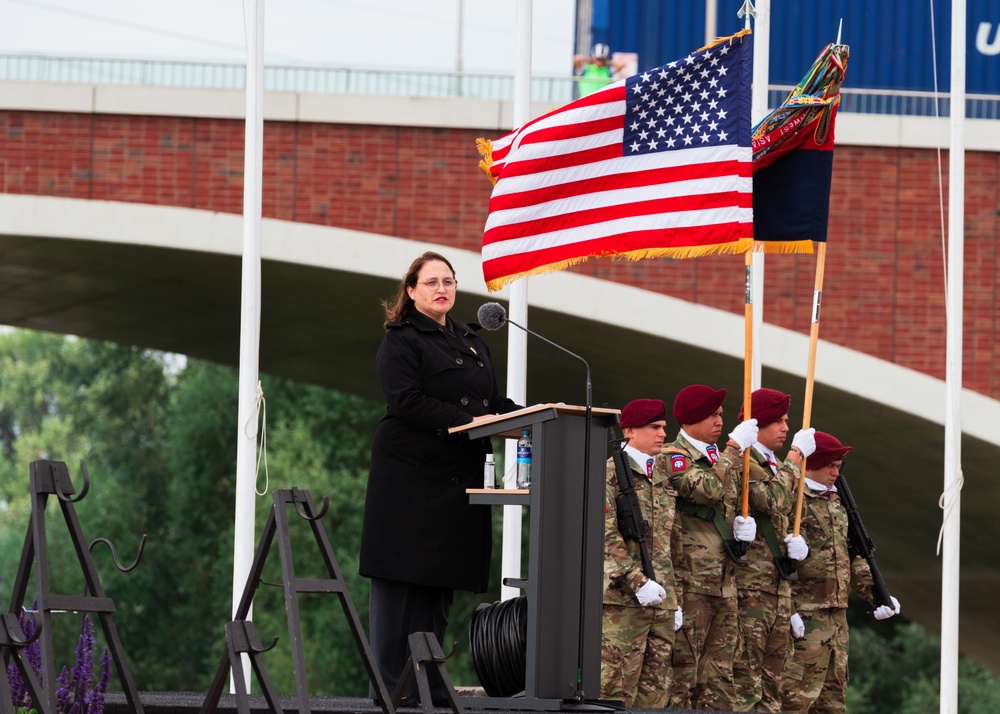 77th Anniversary of Operation Market Garden: Ceremony at the Waal Crossing Memorial