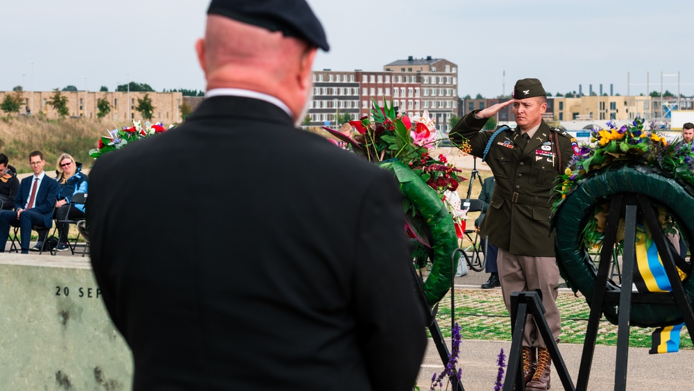 77th Anniversary of Operation Market Garden: Ceremony at the Waal Crossing Memorial