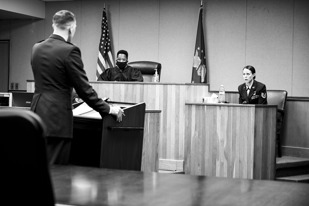 Judge Advocates Office hosts Mock Court-Martial