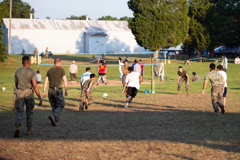 Afghans host first ever soccer tournament at Upshur Village