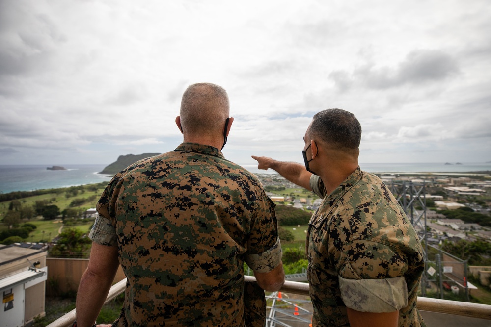 Getting a Lay of the Land: MCICOM CG Visits MCBH