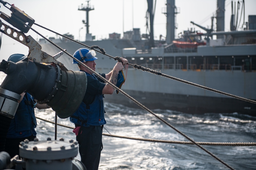 USS O'Kane (DDG 77) Conducts Replenishment-at-Sea