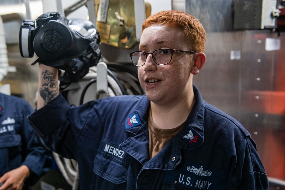 USS O'Kane (DDG 77) Conducts Casualty Training