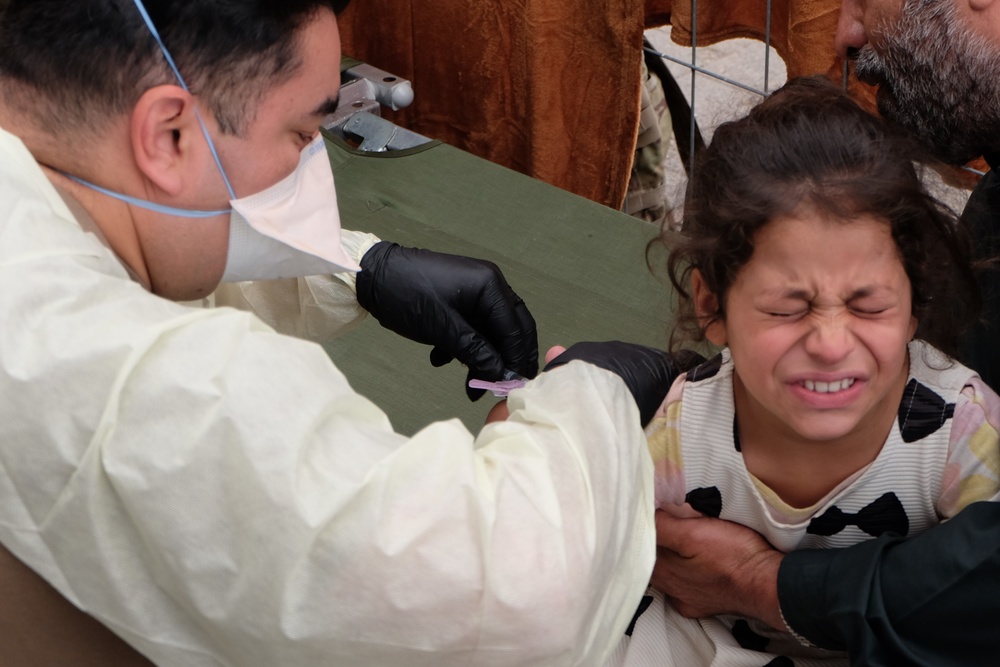 Army medical personnel vaccinate nearly 5,500 Afghan evacuees in less than 72 hours