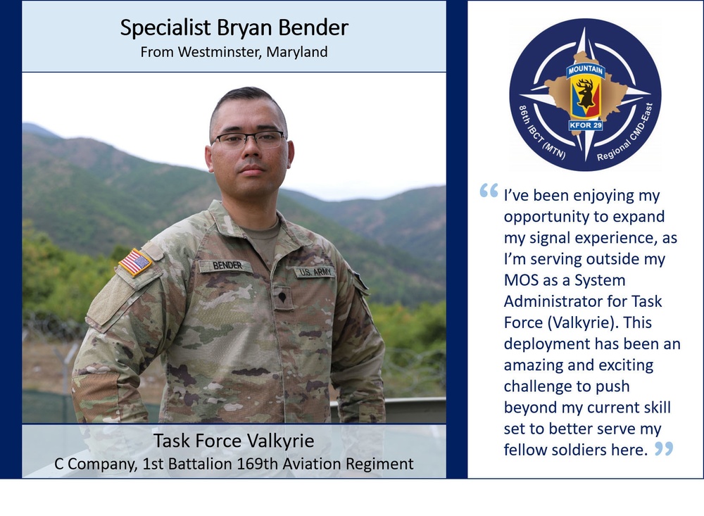 KFOR 29 RC-E Soldier Spotlight