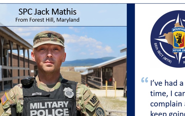 KFOR 29 RC-E Soldier Spotlights