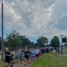 Deployed Soldiers run together in remembrance of 9/11 in Zagan, Poland