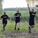 Deployed Soldiers run together in remembrance of 9/11 in Bemowo Piskie, Poland