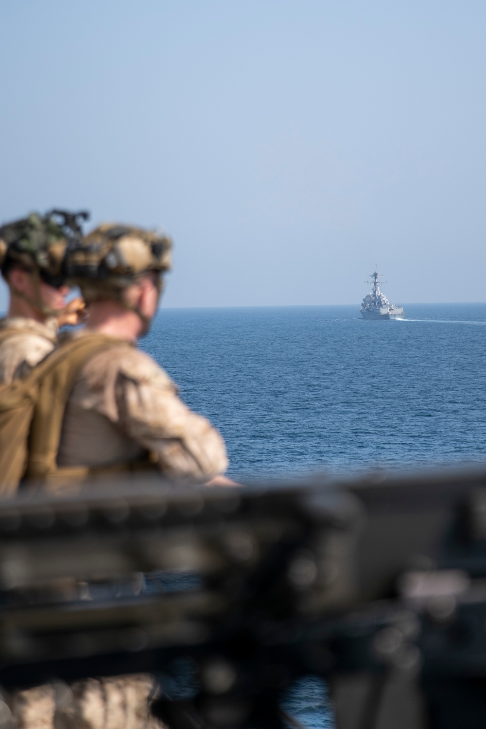 11th MEU, USS Portland transit Strait of Hormuz