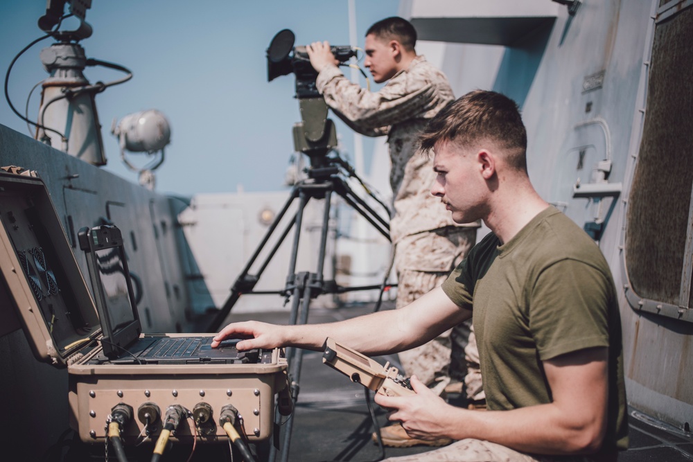 11th MEU, USS Portland transit Strait of Hormuz