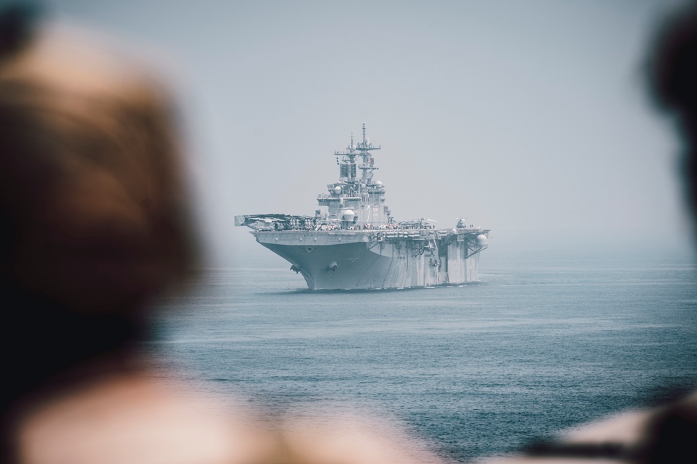 11th MEU, USS Portland transit Strait of Hormuz