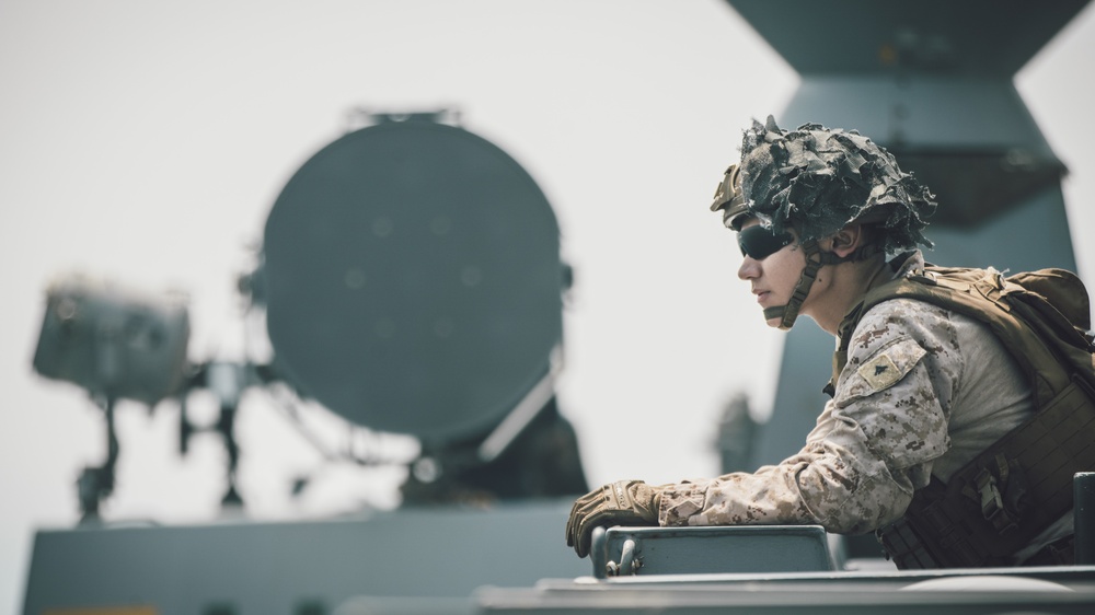 11th MEU, USS Portland transit Strait of Hormuz