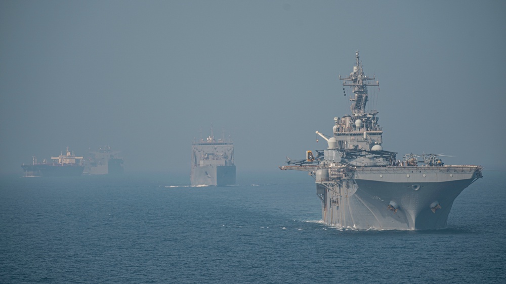 11th MEU, USS Portland transit Strait of Hormuz