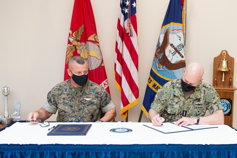 Naval Integration Campaign Plan Signing