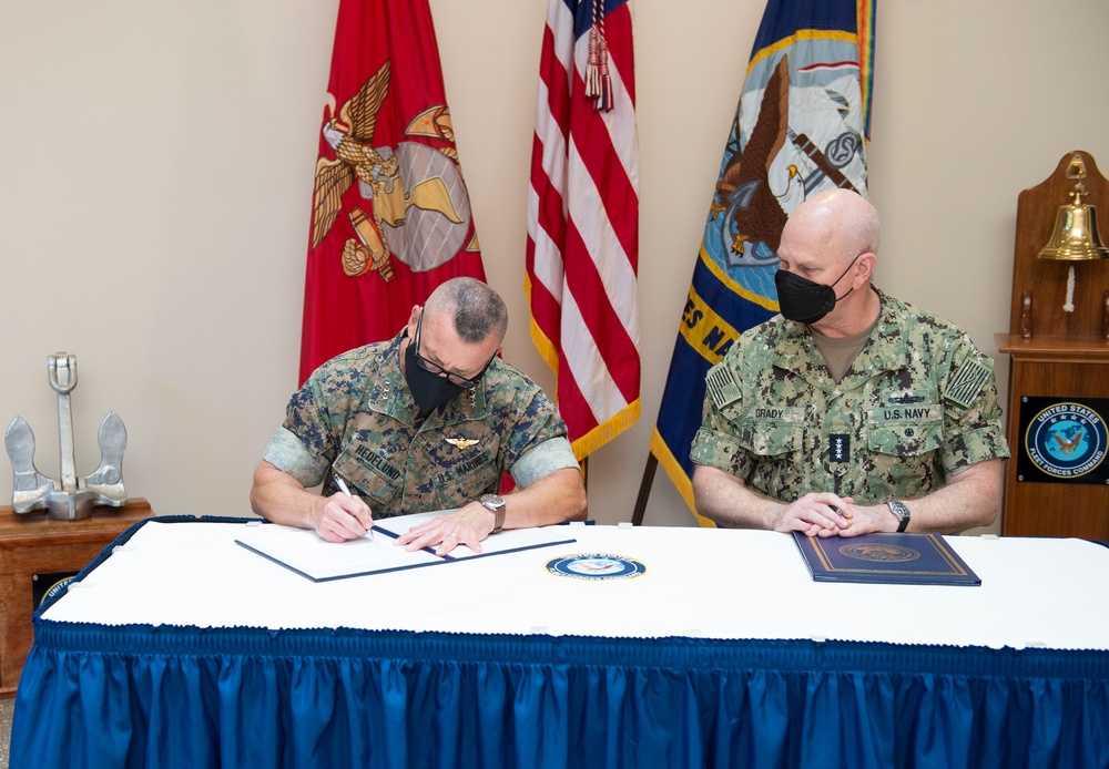 Naval Integration Campaign Plan Signing