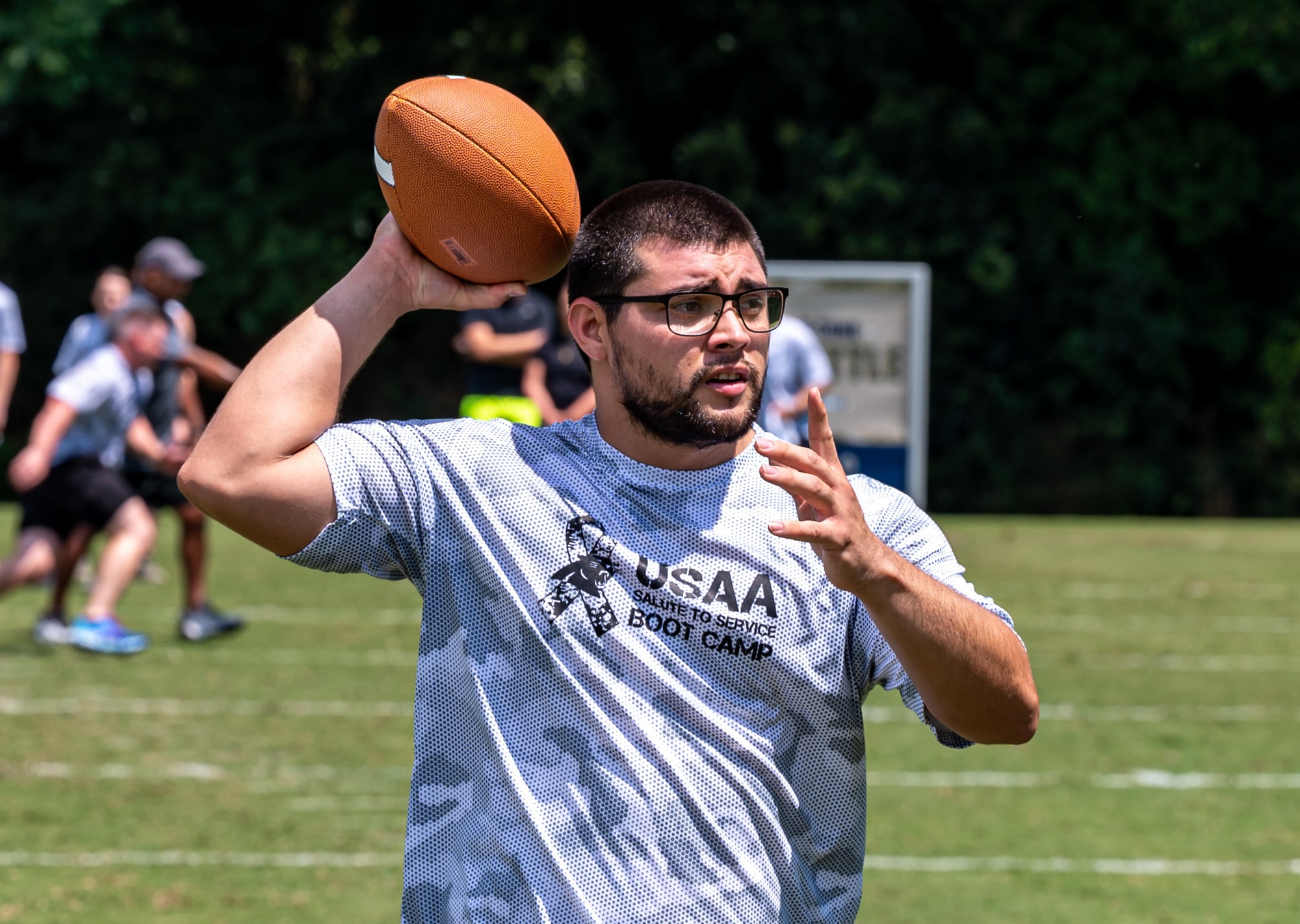 DVIDS - Images - USAA's Salute to Service NFL Boot Camp [Image 5 of 5]