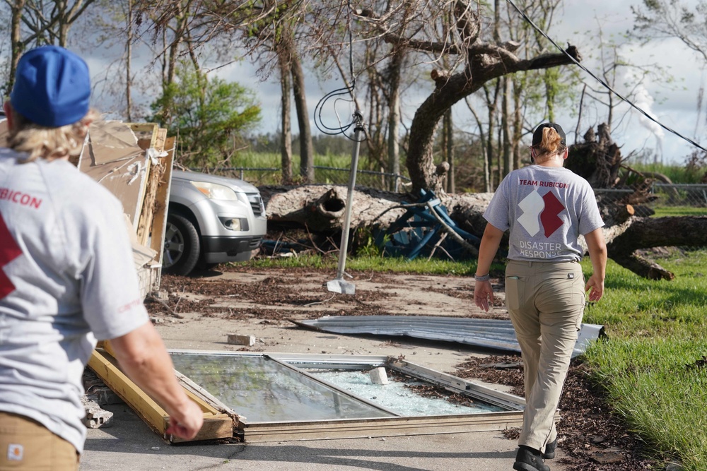 Hurricane Ida: Team Rubicon Hahnville, La. - St. Charles Parish