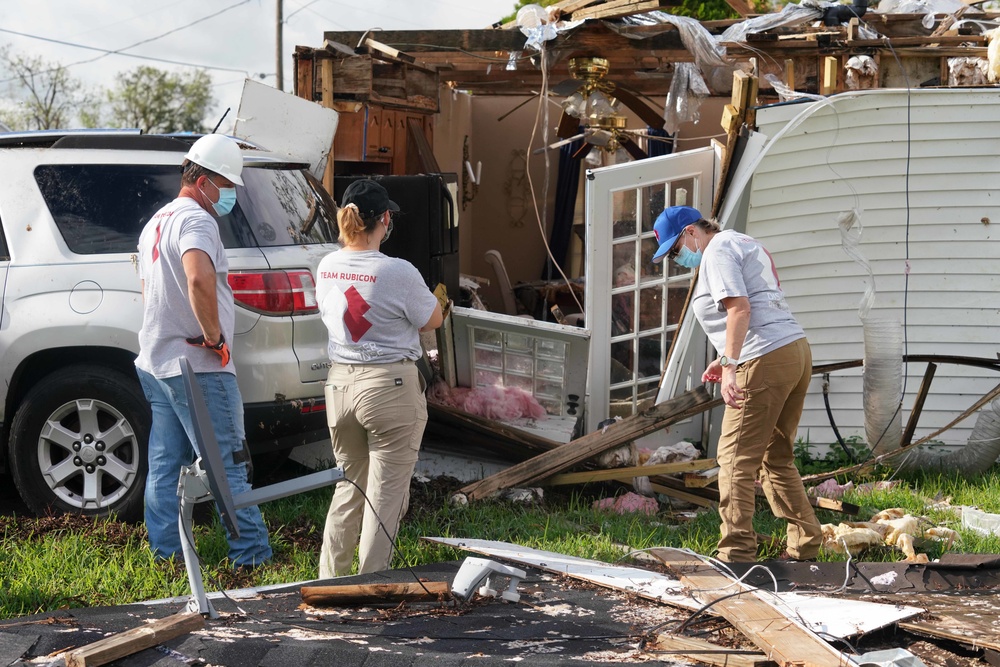 Hurricane Ida: Team Rubicon Hahnville, La. - St. Charles Parish