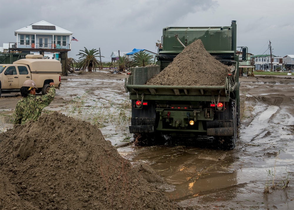 Naval Mobile Construction Battalion 133 supports Hurricane Ida Relief Efforts