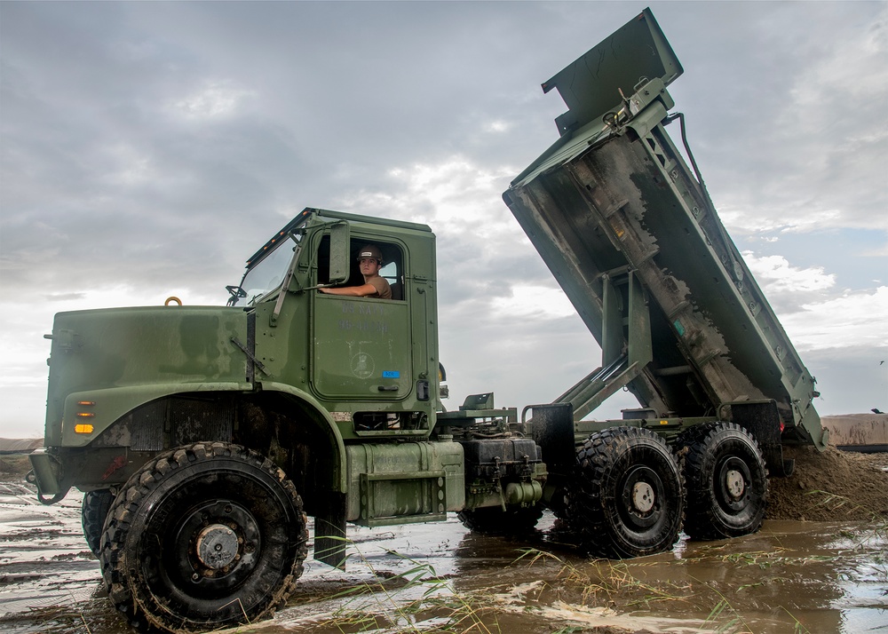 Naval Mobile Construction Battalion 133 supports Hurricane Ida Relief Efforts