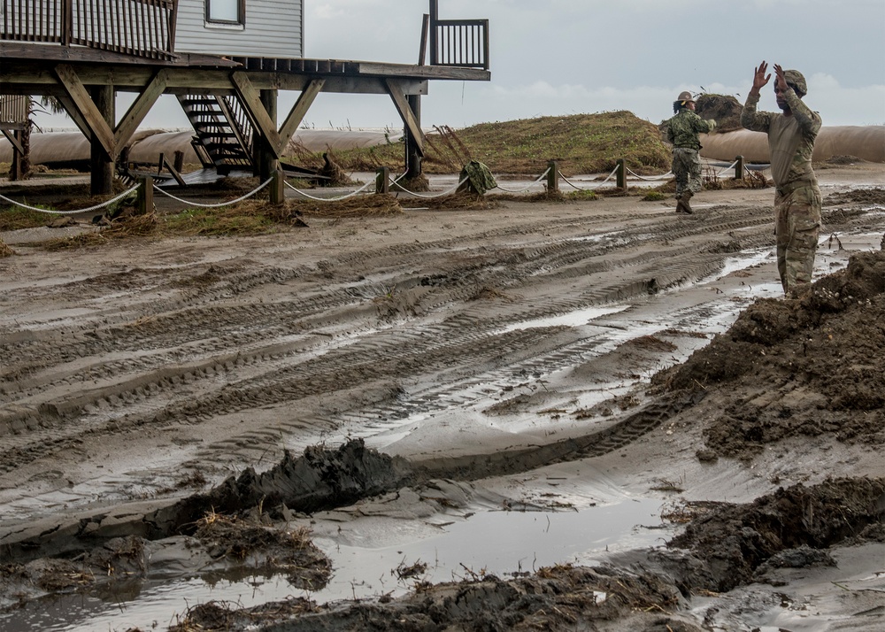 Naval Mobile Construction Battalion 133 supports Hurricane Ida Relief Efforts