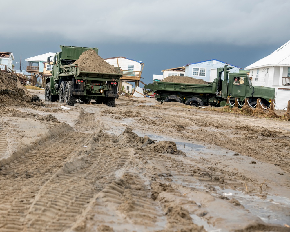 Naval Mobile Construction Battalion 133 supports Hurricane Ida Relief Efforts