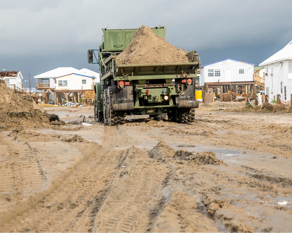 Naval Mobile Construction Battalion 133 supports Hurricane Ida Relief Efforts