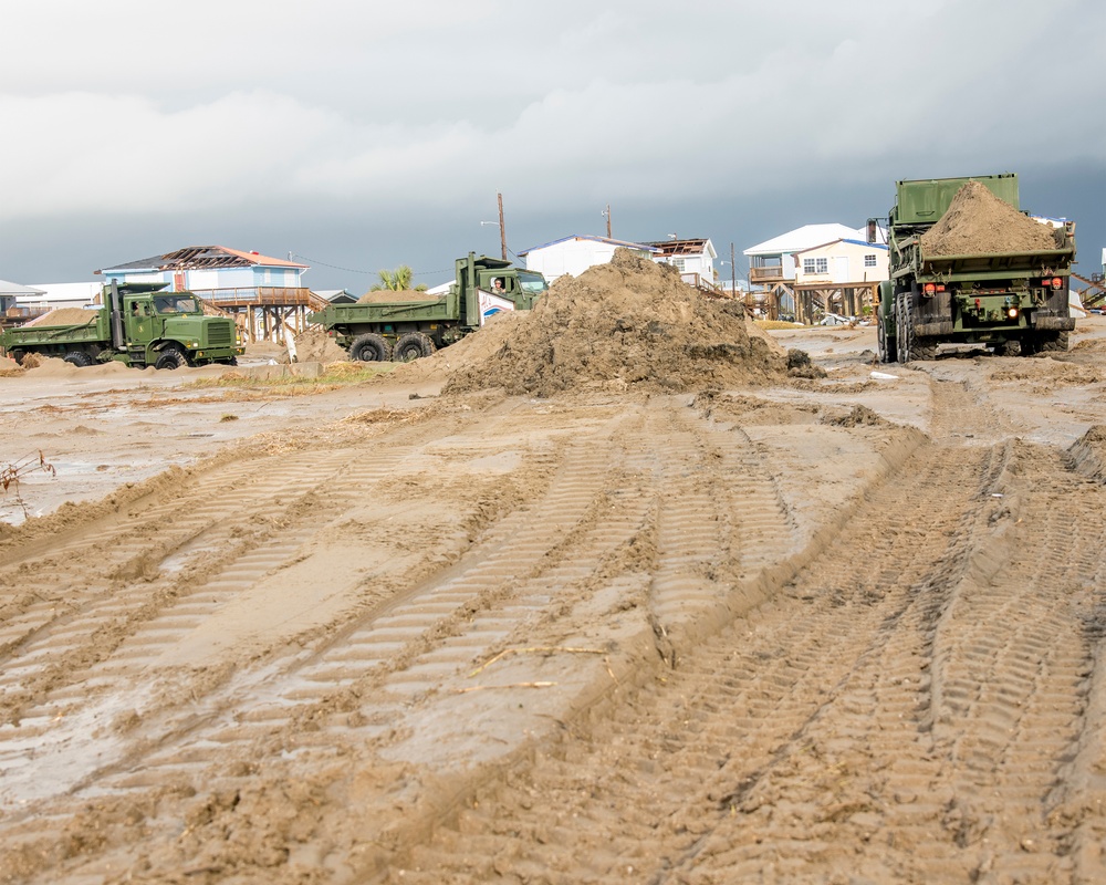 Naval Mobile Construction Battalion 133 supports Hurricane Ida Relief Efforts