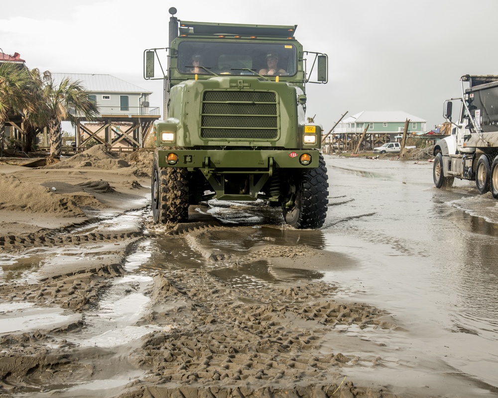 Naval Mobile Construction Battalion 133 supports Hurricane Ida Relief Efforts