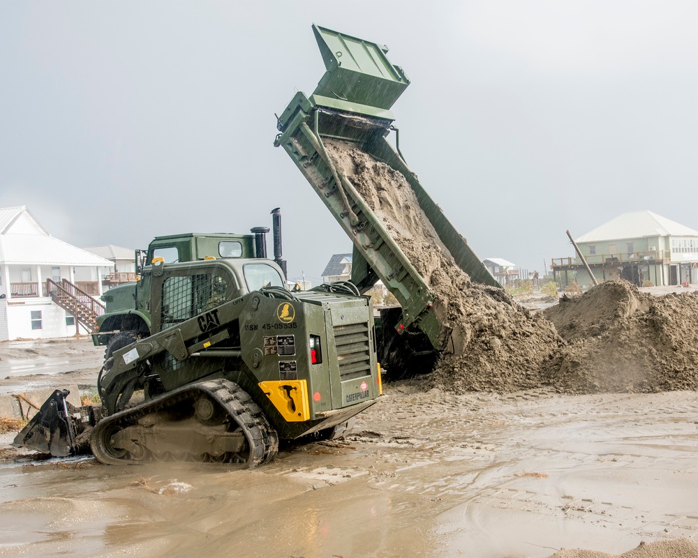 Naval Mobile Construction Battalion 133 supports Hurricane Ida Relief Efforts