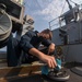 USS Forrest Sherman Conducts Maintenance During CUTLASS FURY