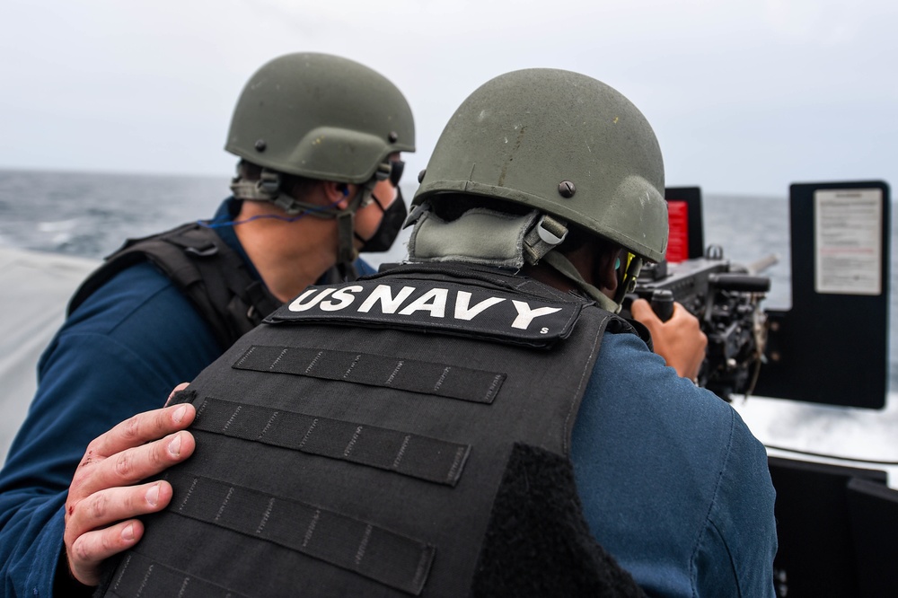 USS Forrest Sherman Conducts Weapons Qualification