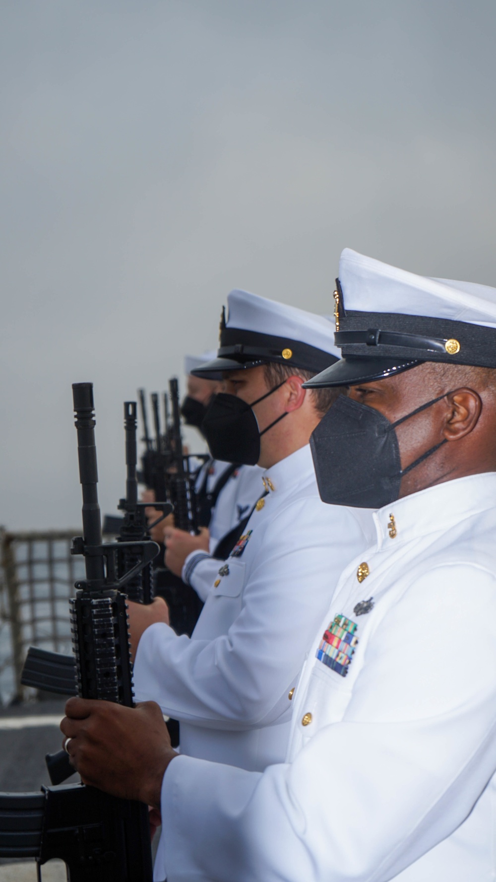 USS Forrest Sherman Conducts Burial-At-Sea