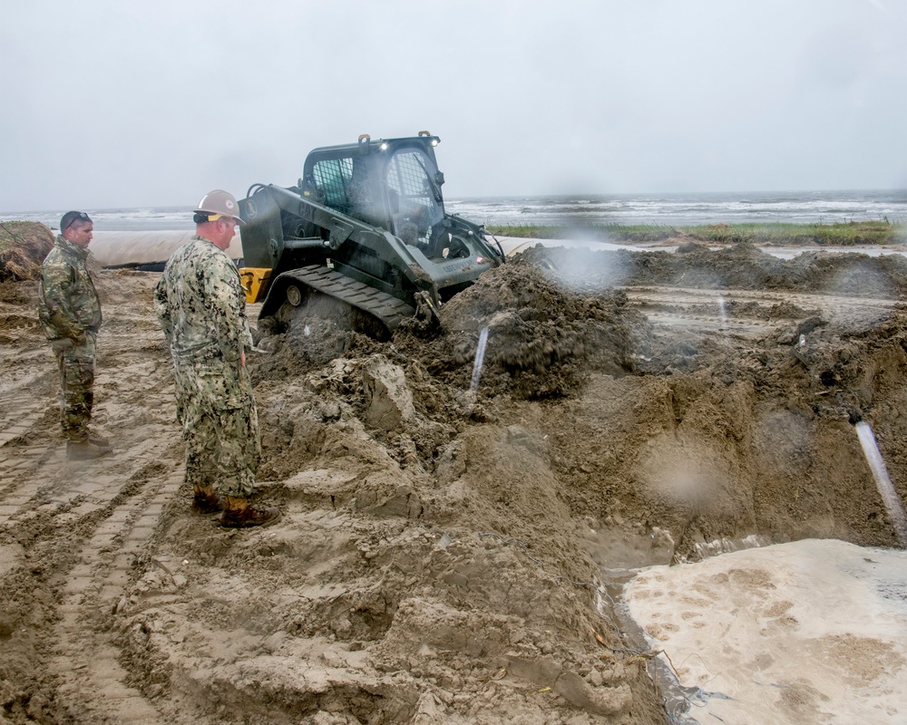 Naval Mobile Construction Battalion 133 supports Hurricane Ida Relief Efforts