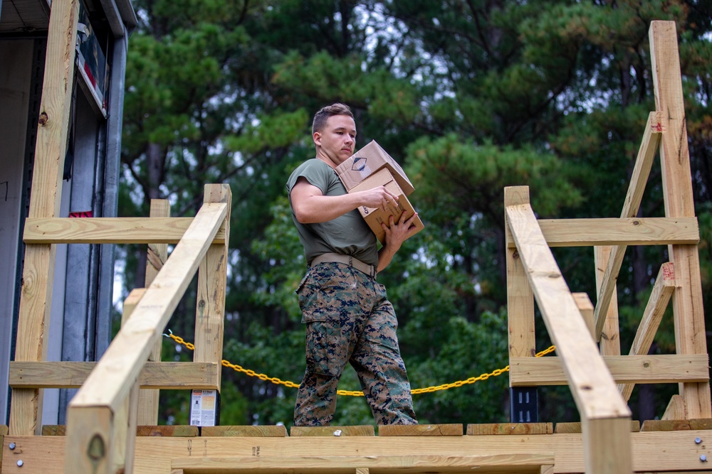DVIDS Images 26th MEU Marines Assist in Stocking an Exchange on