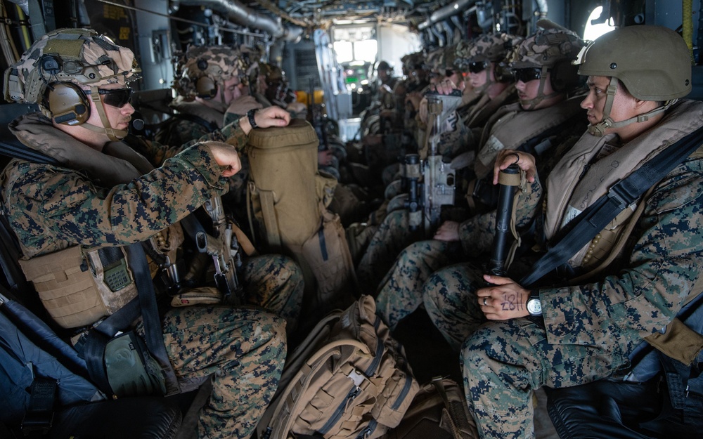 BLT 1/1 Conducts a TRAP Rehearsal Aboard USS Essex (LHD 2)