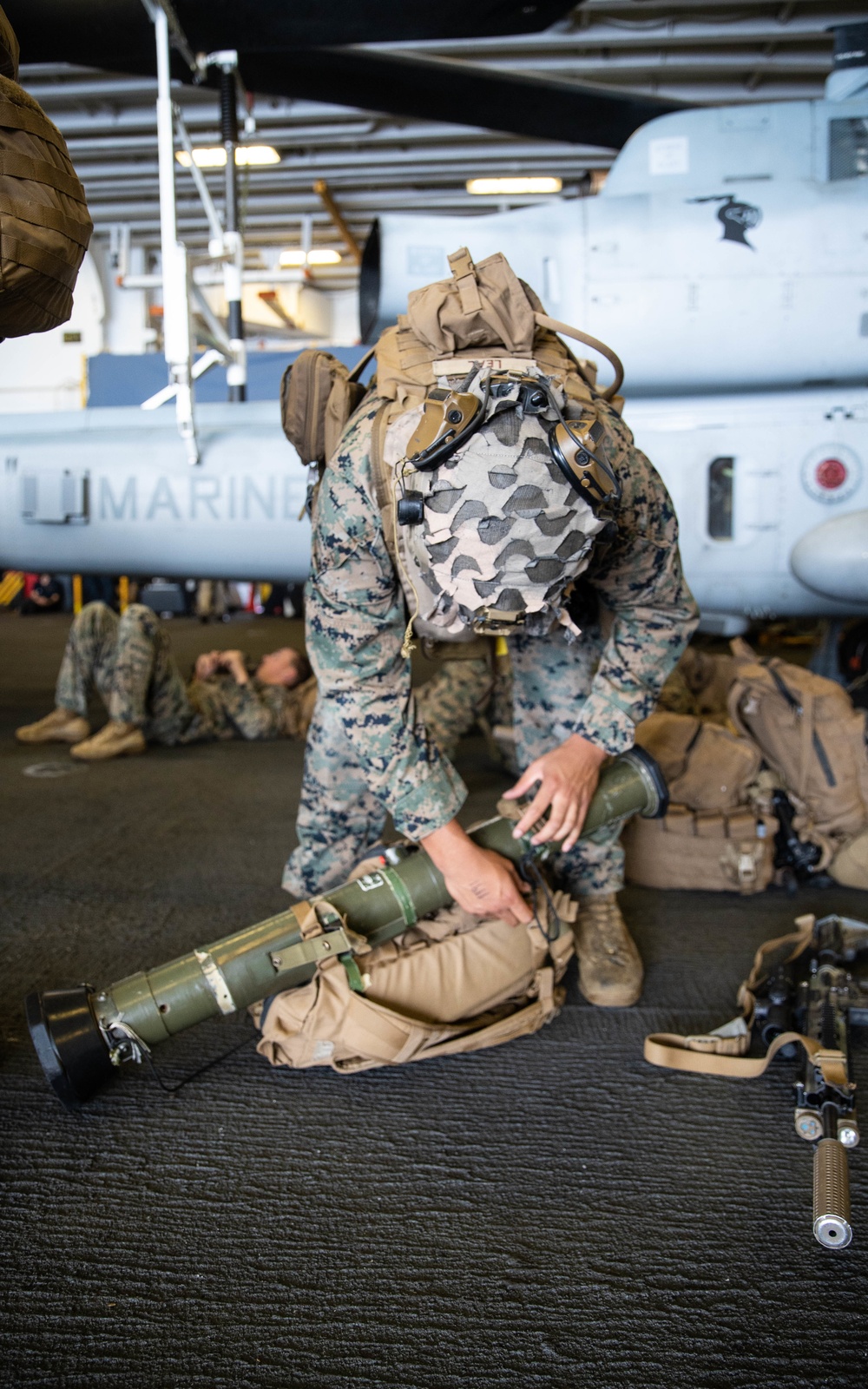 BLT 1/1 Conducts a TRAP Rehearsal Aboard USS Essex (LHD 2)