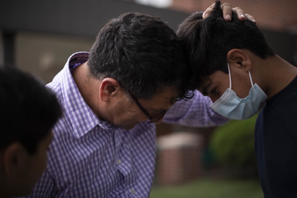 Father and Son Reunified at Liberty Village
